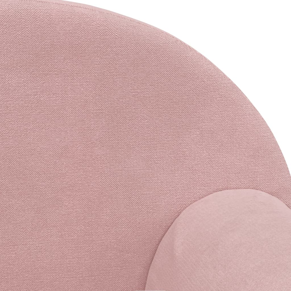 Kinderbank 2-zits zacht pluche roze is nu te koop bij PeponiXL, paradijselijk wonen!
