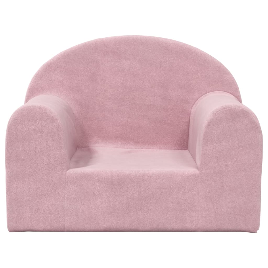 Kinderbank zacht pluche roze is nu te koop bij PeponiXL, paradijselijk wonen!