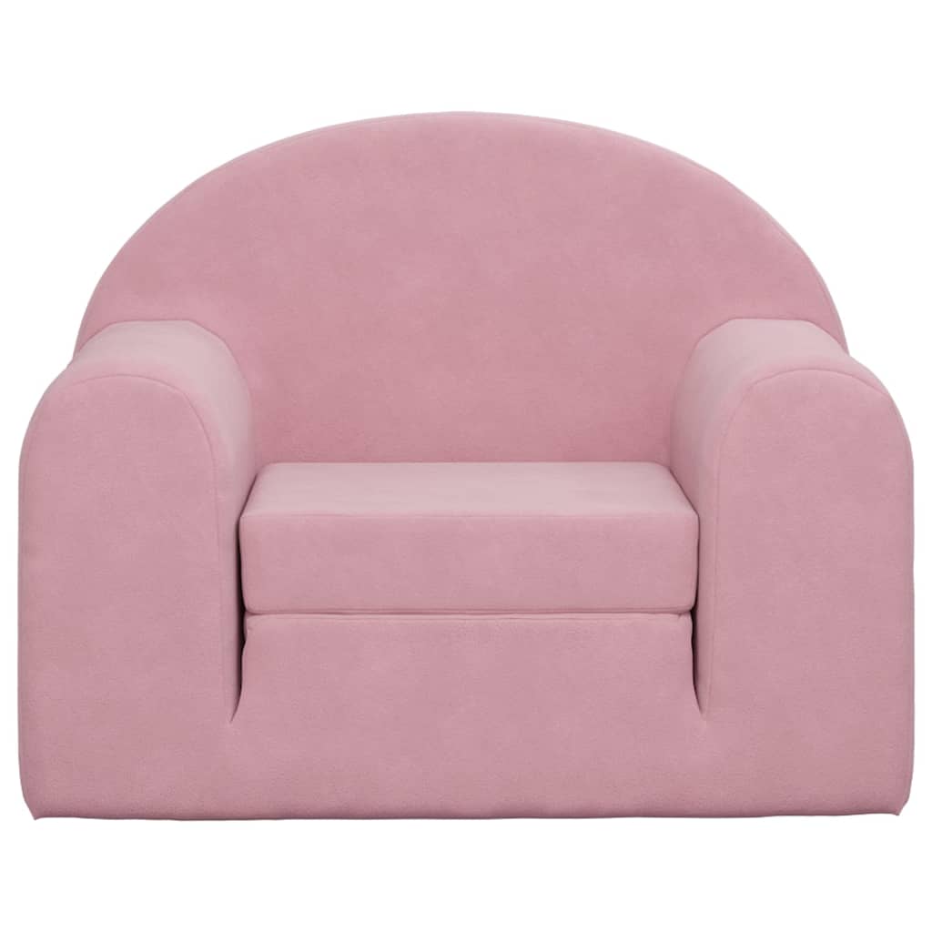 Kinderslaapbank zacht pluche roze is nu te koop bij PeponiXL, paradijselijk wonen!