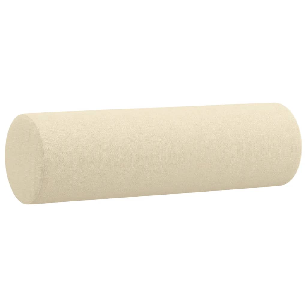 Tweezitsbank met sierkussens 140 cm stof crèmekleurig is nu te koop bij PeponiXL, paradijselijk wonen!