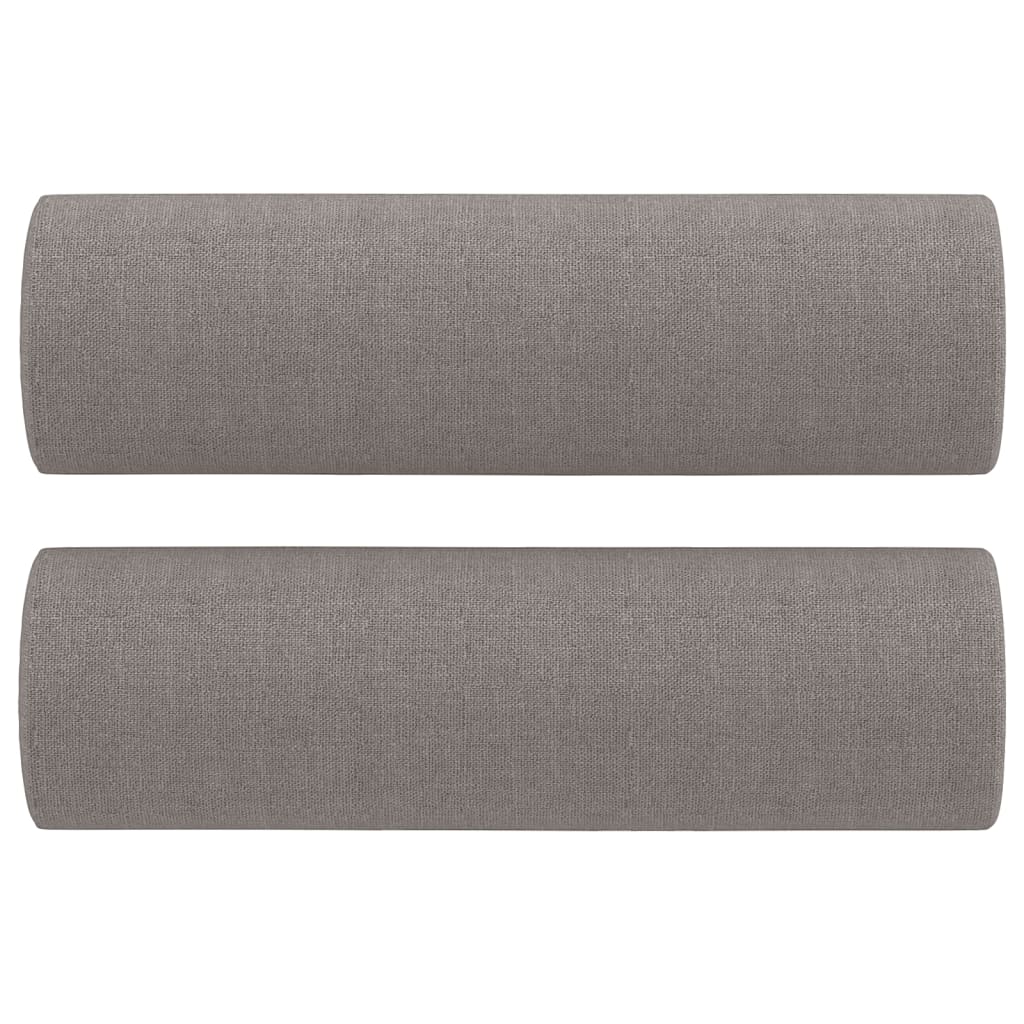 Driezitsbank met sierkussens 180 cm stof taupe is nu te koop bij PeponiXL, paradijselijk wonen!