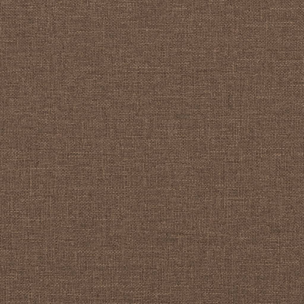 Tweezitsbank met sierkussens 120 cm stof bruin is nu te koop bij PeponiXL, paradijselijk wonen!