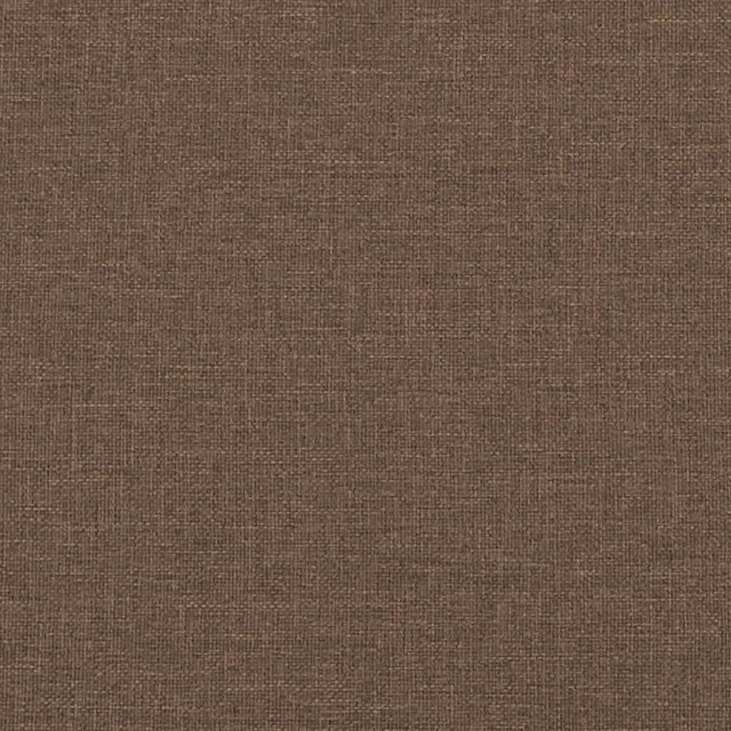 Tweezitsbank met sierkussens 140 cm stof bruin is nu te koop bij PeponiXL, paradijselijk wonen!