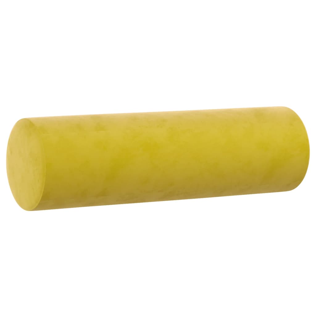 Tweezitsbank met sierkussens 120 cm fluweel geel is nu te koop bij PeponiXL, paradijselijk wonen!
