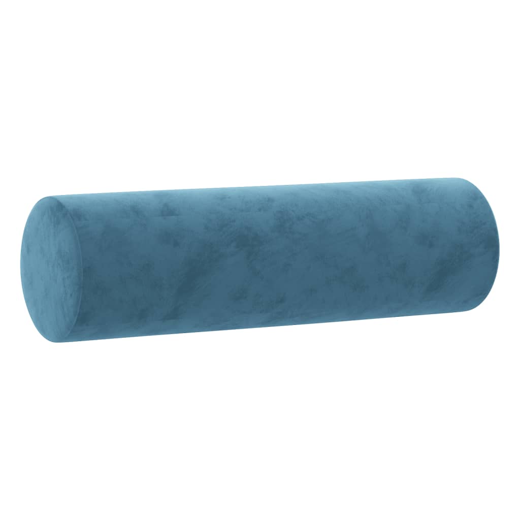 Tweezitsbank met sierkussens 120 cm fluweel blauw is nu te koop bij PeponiXL, paradijselijk wonen!