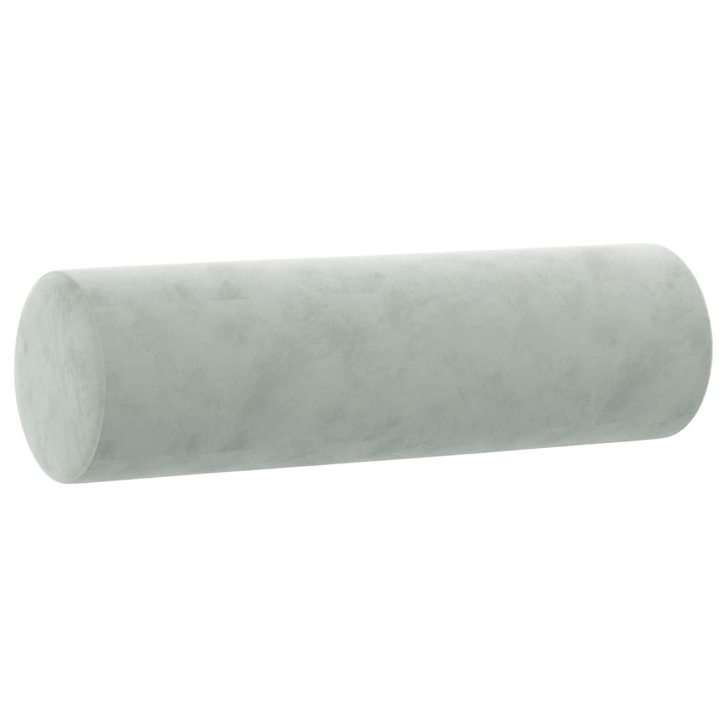Tweezitsbank met sierkussens 140 cm fluweel lichtgrijs is nu te koop bij PeponiXL, paradijselijk wonen!