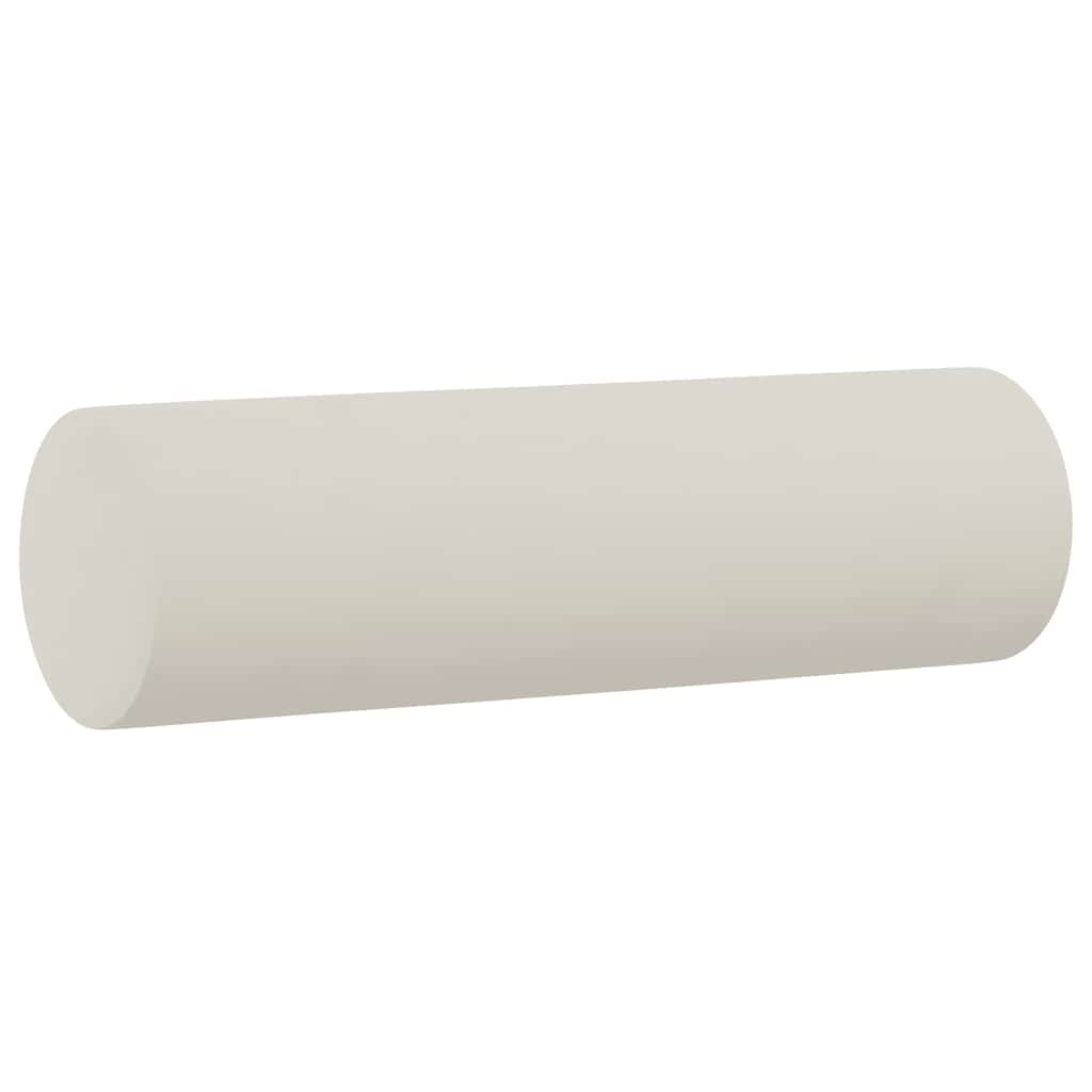 Tweezitsbank met sierkussens 140 cm fluweel crèmekleurig is nu te koop bij PeponiXL, paradijselijk wonen!
