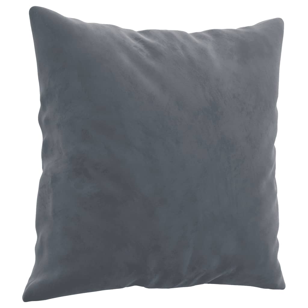 Tweezitsbank met sierkussens 120 cm fluweel donkergrijs is nu te koop bij PeponiXL, paradijselijk wonen!