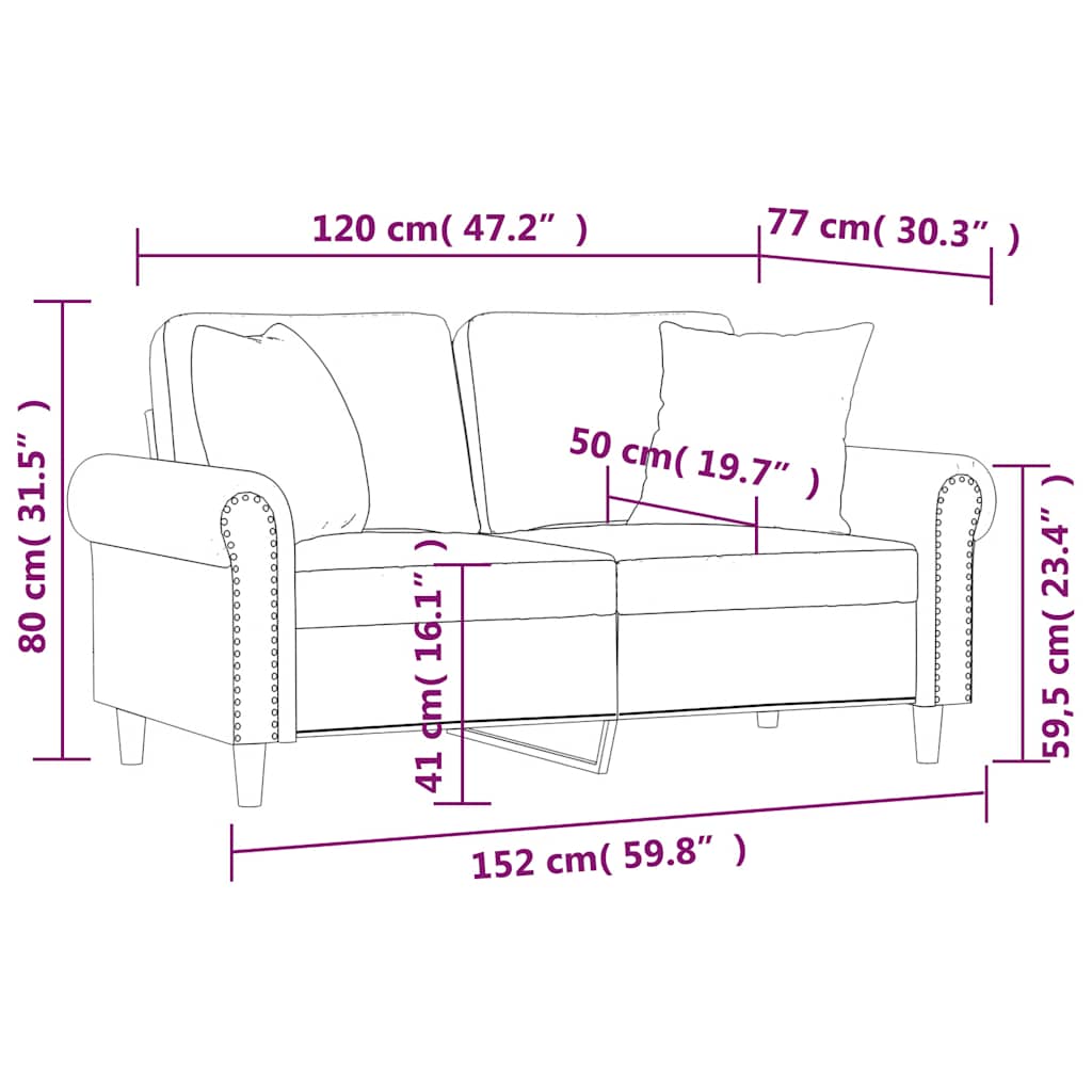 Tweezitsbank met sierkussens 120 cm fluweel donkergroen is nu te koop bij PeponiXL, paradijselijk wonen!