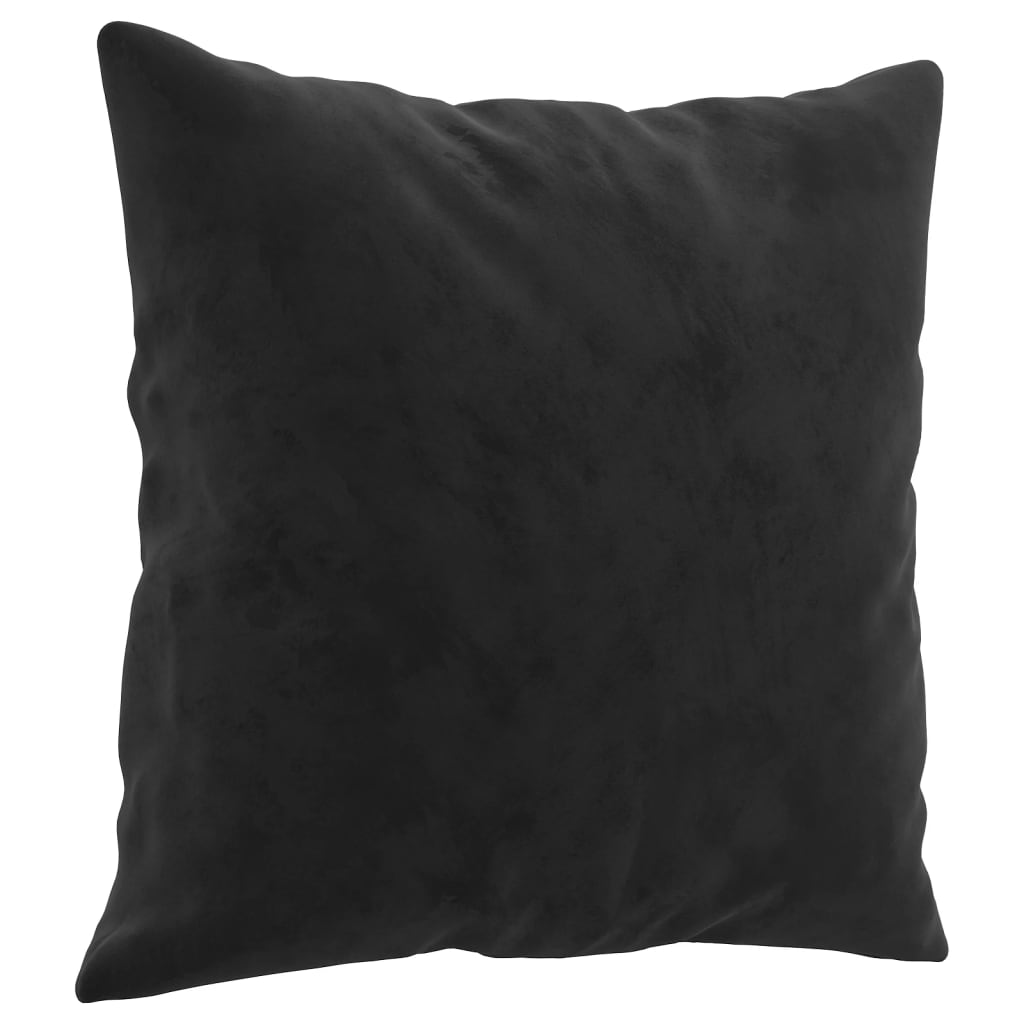 Tweezitsbank met sierkussens 120 cm fluweel zwart is nu te koop bij PeponiXL, paradijselijk wonen!