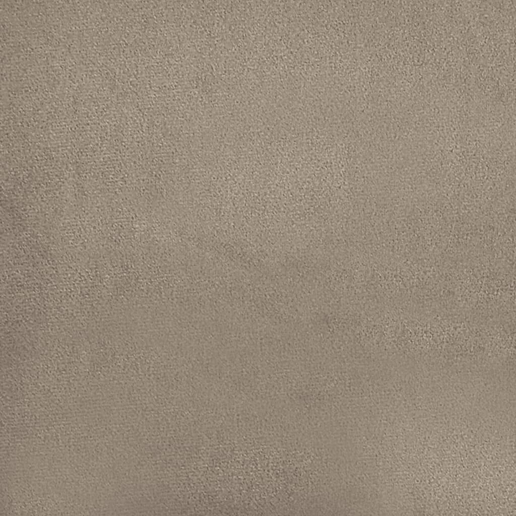 Tweezitsbank met kussens 140 cm microvezelstof taupe is nu te koop bij PeponiXL, paradijselijk wonen!