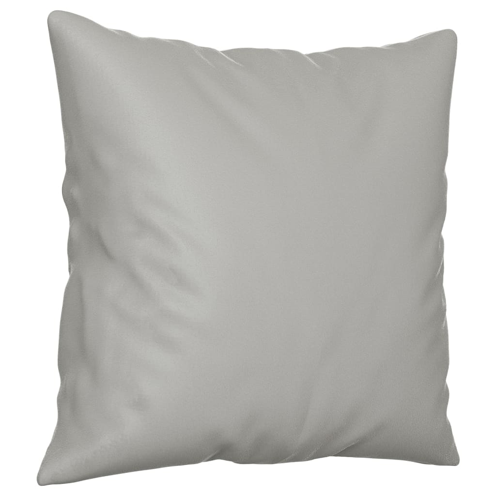 Tweezitsbank met kussens 140 cm microvezelstof lichtgrijs is nu te koop bij PeponiXL, paradijselijk wonen!