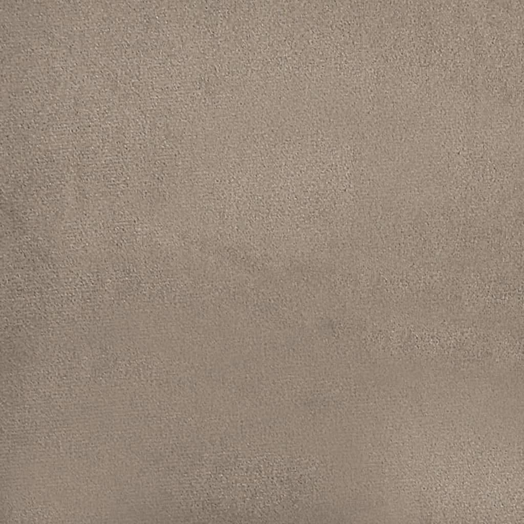 Driezitsbank met kussens 180 cm microvezelstof taupe is nu te koop bij PeponiXL, paradijselijk wonen!