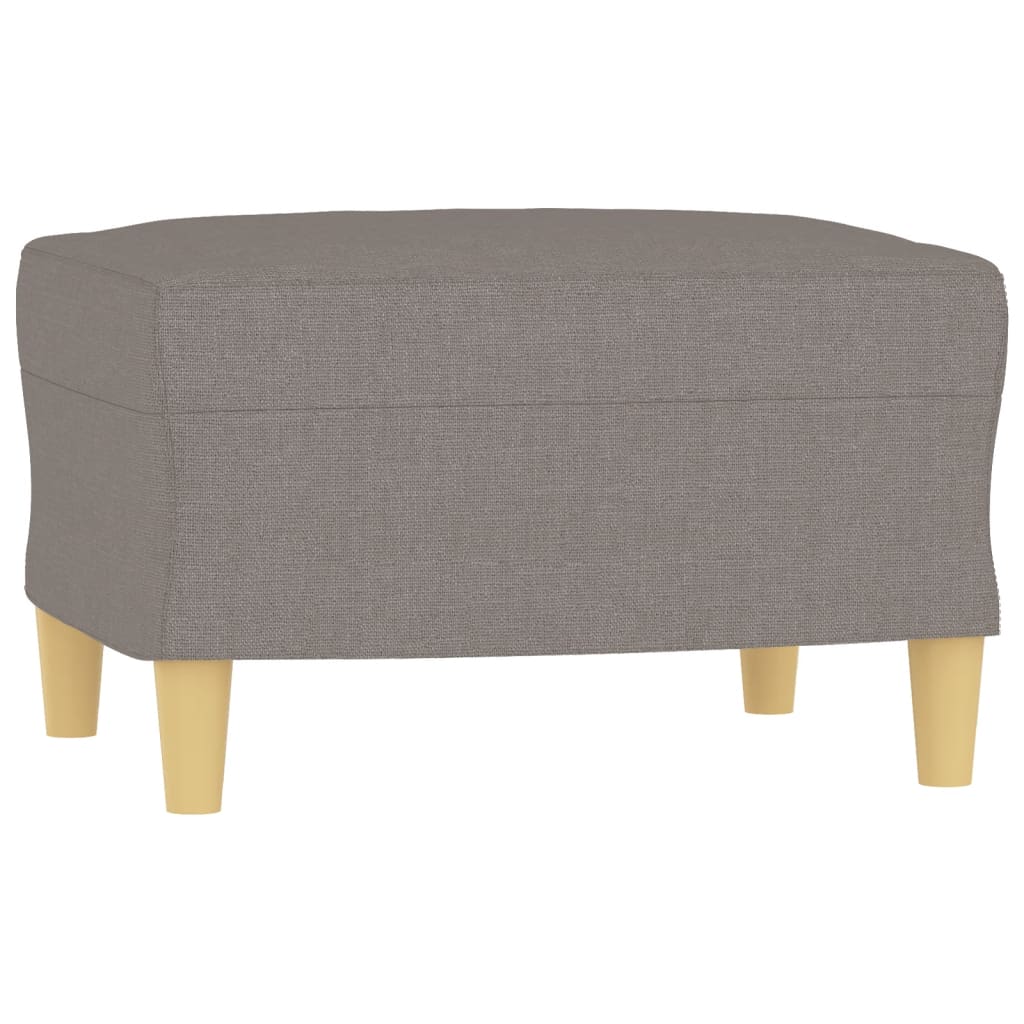 Driezitsbank met voetenbank 180 cm stof taupe is nu te koop bij PeponiXL, paradijselijk wonen!
