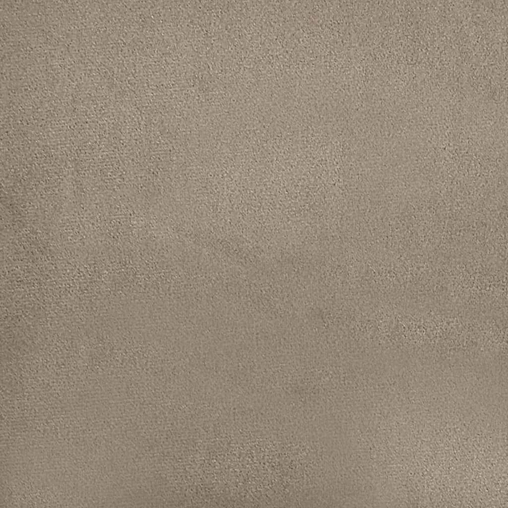 Fauteuil met voetenbank 60 cm microvezelstof taupe is nu te koop bij PeponiXL, paradijselijk wonen!