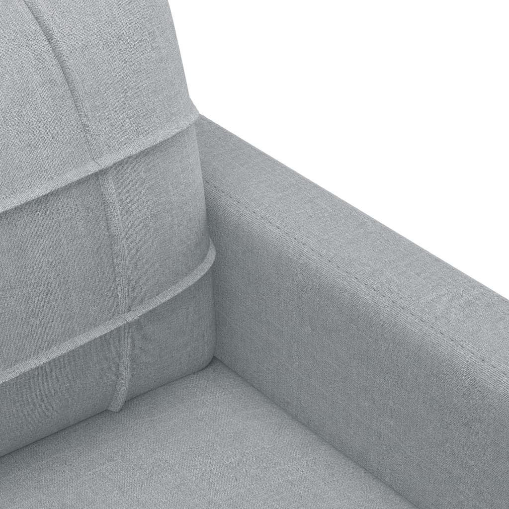 3-delige Loungeset met kussens stof lichtgrijs is nu te koop bij PeponiXL, paradijselijk wonen!