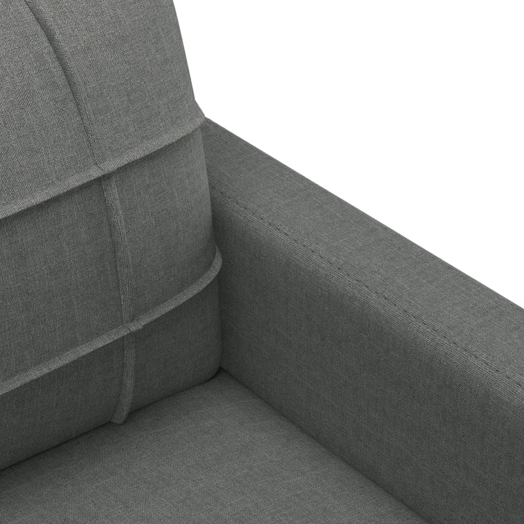 3-delige Loungeset met kussens stof donkergrijs is nu te koop bij PeponiXL, paradijselijk wonen!