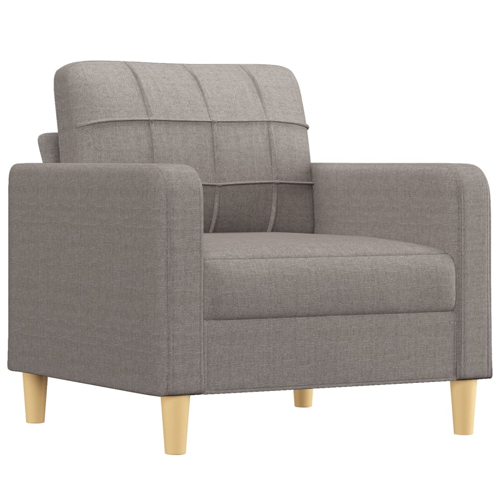 3-delige Loungeset met kussens stof taupe is nu te koop bij PeponiXL, paradijselijk wonen!