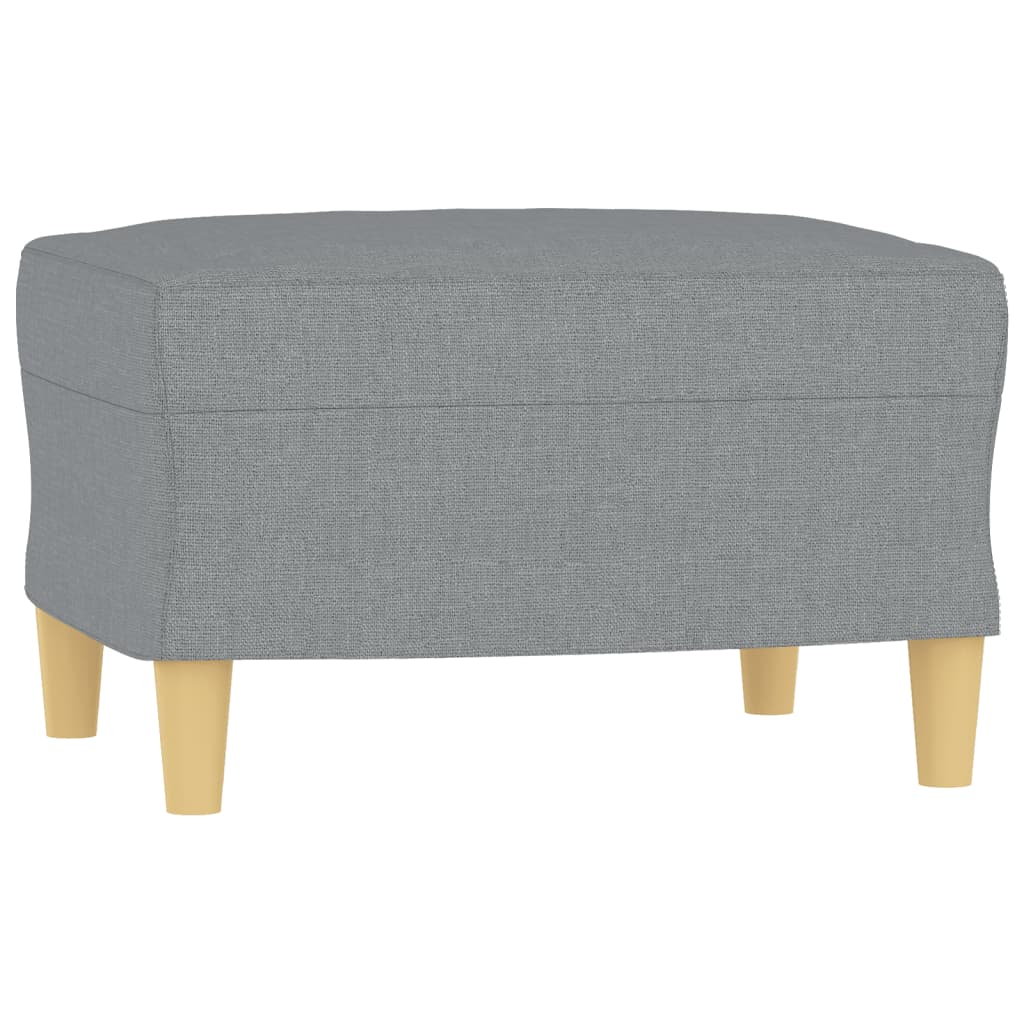 4-delige Loungeset met kussens stof lichtgrijs is nu te koop bij PeponiXL, paradijselijk wonen!