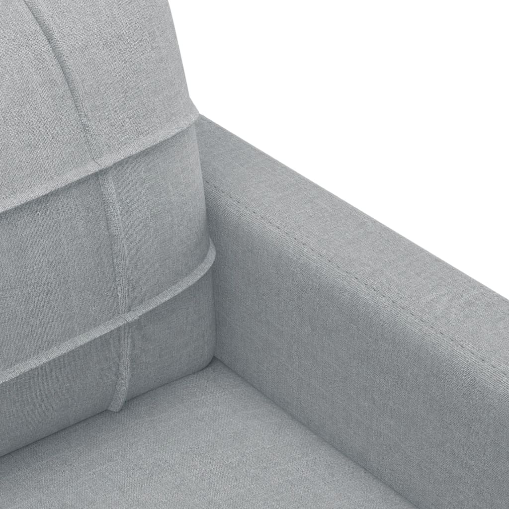 4-delige Loungeset met kussens stof lichtgrijs is nu te koop bij PeponiXL, paradijselijk wonen!