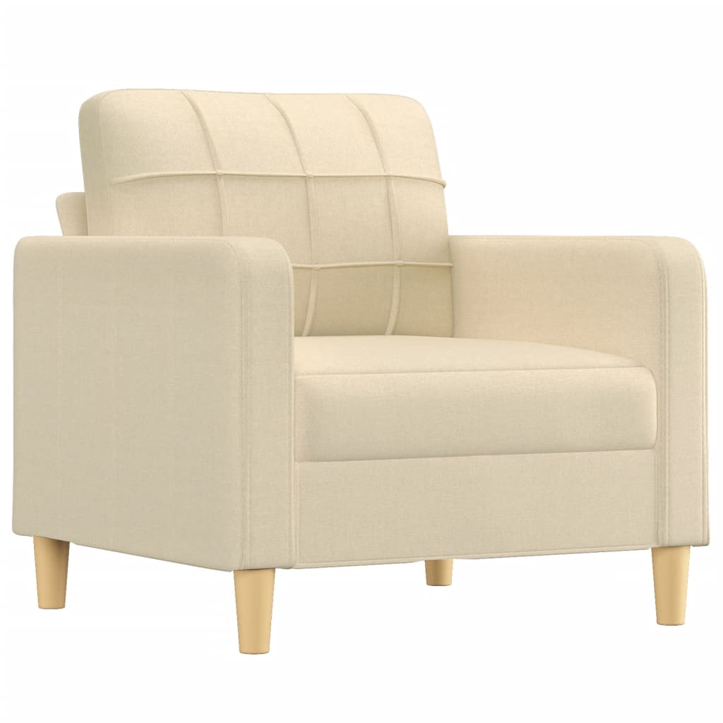 4-delige Loungeset met kussens stof crèmekleurig is nu te koop bij PeponiXL, paradijselijk wonen!