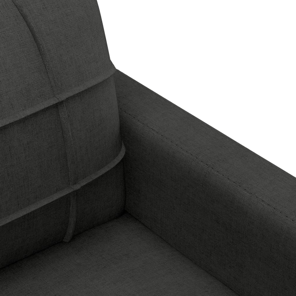 4-delige loungeset met kussens stof zwart is nu te koop bij PeponiXL, paradijselijk wonen!