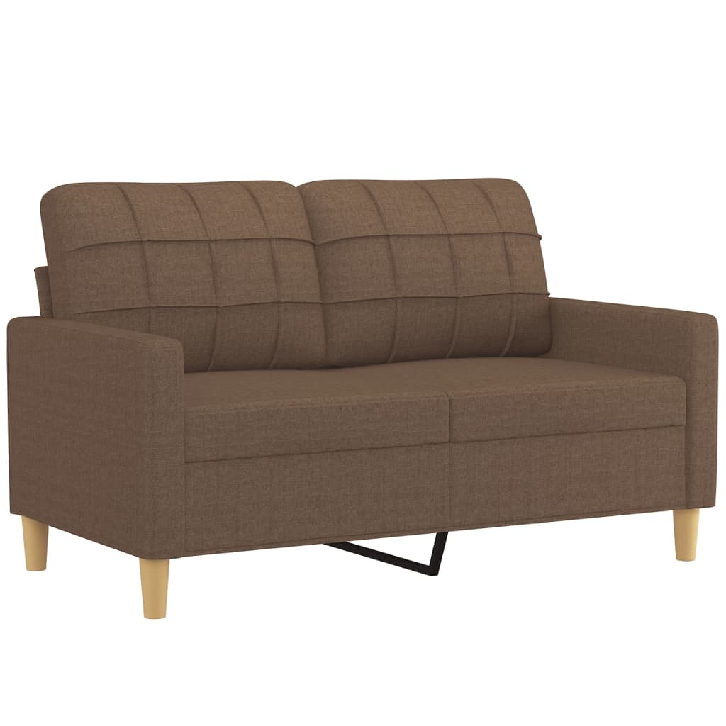 3-delige Loungeset met kussens stof bruin is nu te koop bij PeponiXL, paradijselijk wonen!