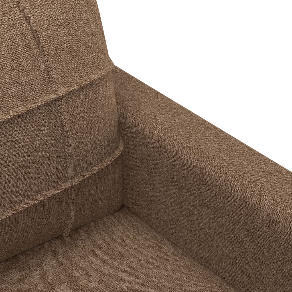 3-delige Loungeset met kussens stof bruin is nu te koop bij PeponiXL, paradijselijk wonen!