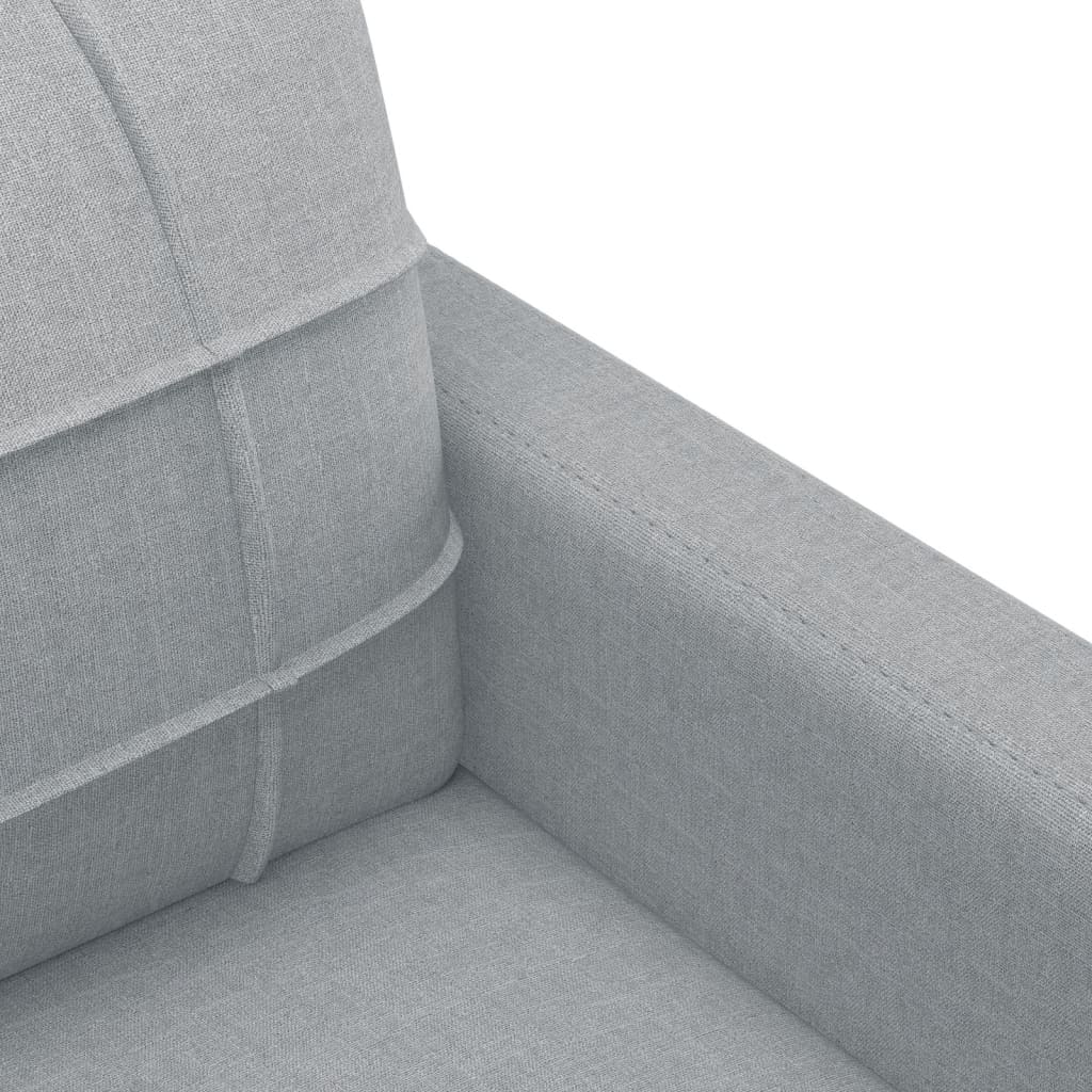 4-delige Loungeset met kussens stof lichtgrijs is nu te koop bij PeponiXL, paradijselijk wonen!