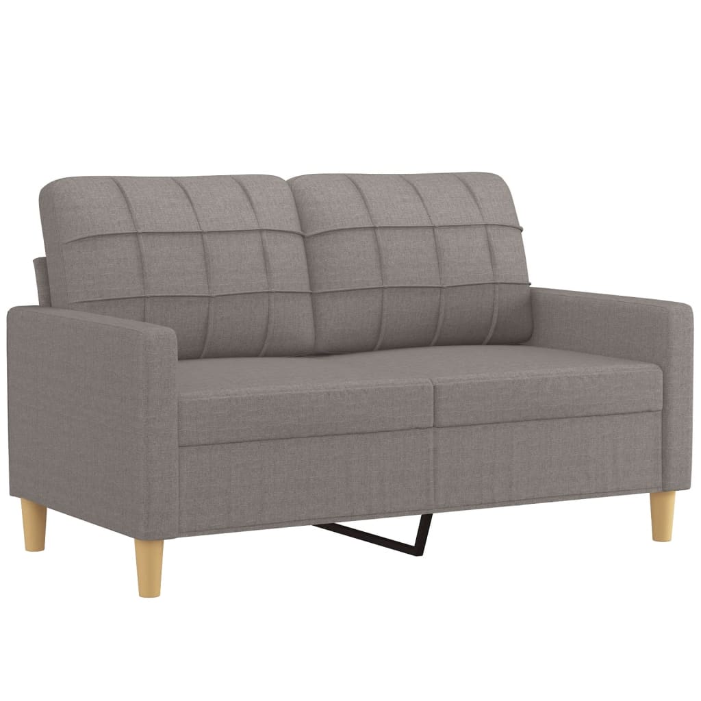 2-delige Loungeset met kussens stof taupe is nu te koop bij PeponiXL, paradijselijk wonen!