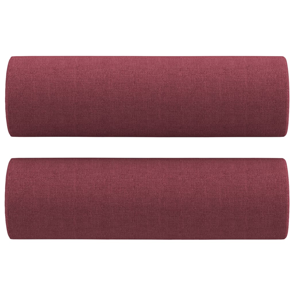 2-delige Loungeset met kussens stof wijnrood is nu te koop bij PeponiXL, paradijselijk wonen!