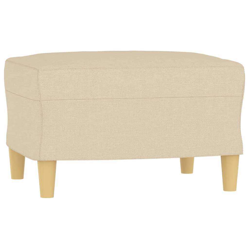 3-delige Loungeset met kussens stof crèmekleurig is nu te koop bij PeponiXL, paradijselijk wonen!