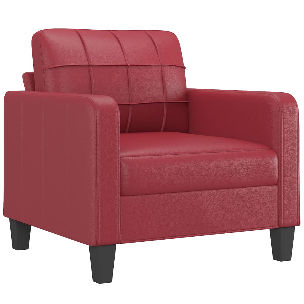 4-delige Loungeset met kussens fluweel wijnrood is nu te koop bij PeponiXL, paradijselijk wonen!