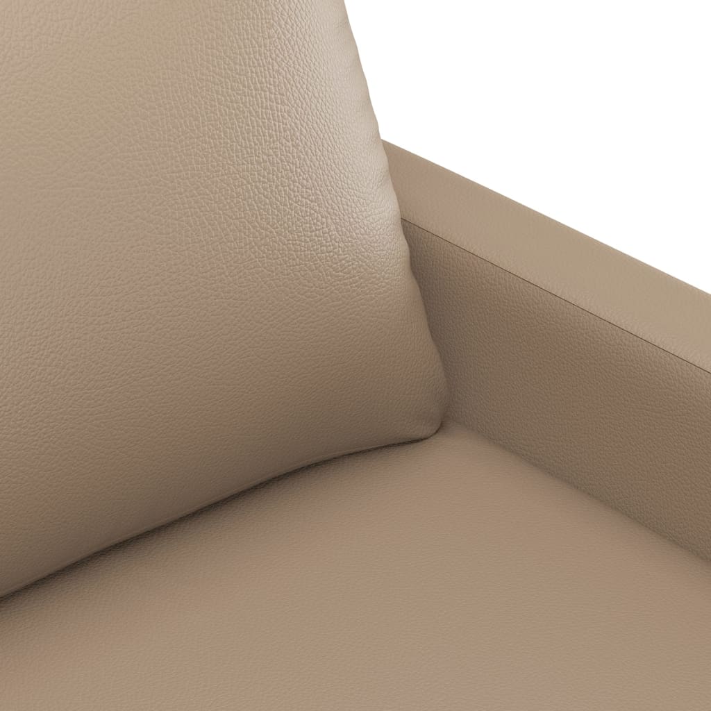 2-delige Loungeset met kussens kunstleer cappuccino is nu te koop bij PeponiXL, paradijselijk wonen!
