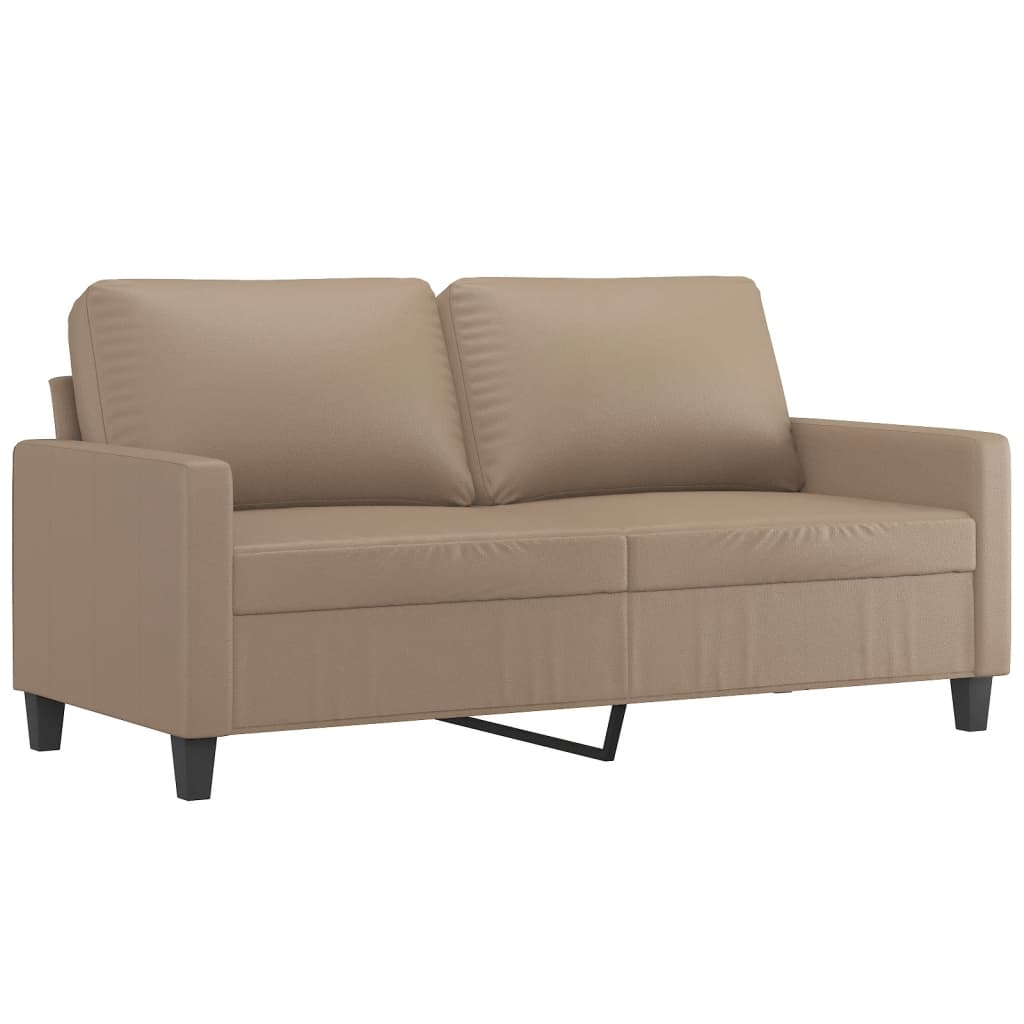 3-delige Loungeset met kussens kunstleer cappuccino is nu te koop bij PeponiXL, paradijselijk wonen!