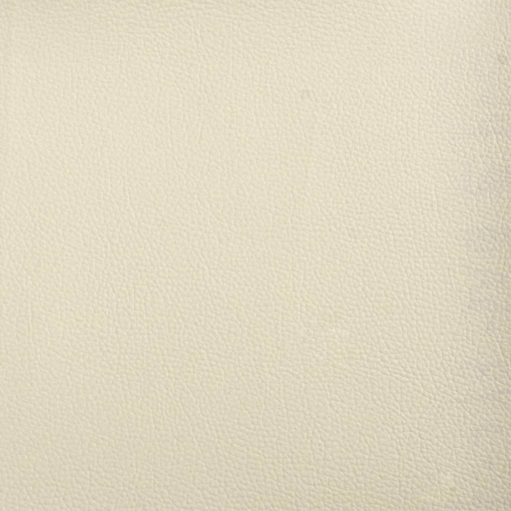 2-delige Loungeset met kussens kunstleer crème is nu te koop bij PeponiXL, paradijselijk wonen!
