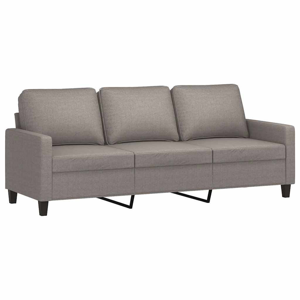 4-delige Loungeset met kussens stof taupe is nu te koop bij PeponiXL, paradijselijk wonen!