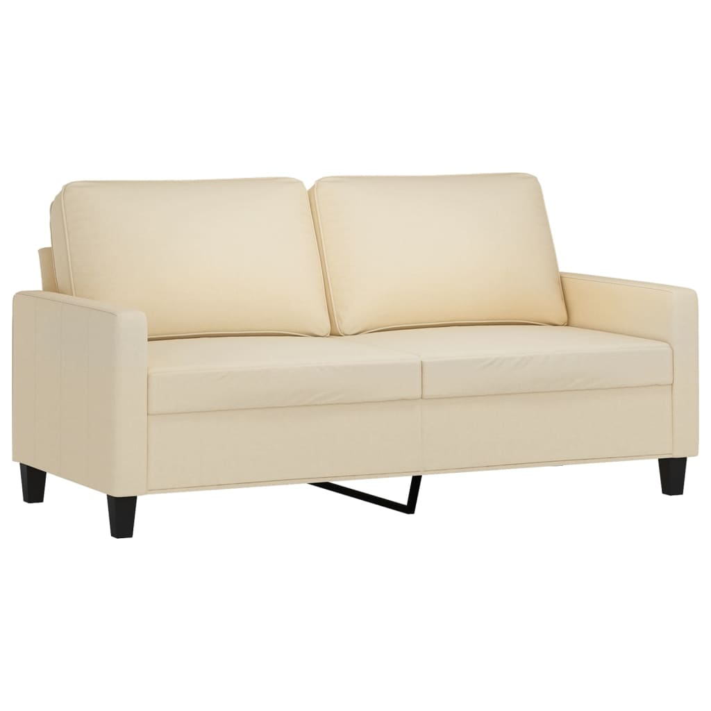 2-delige Loungeset met kussens stof crèmekleurig is nu te koop bij PeponiXL, paradijselijk wonen!