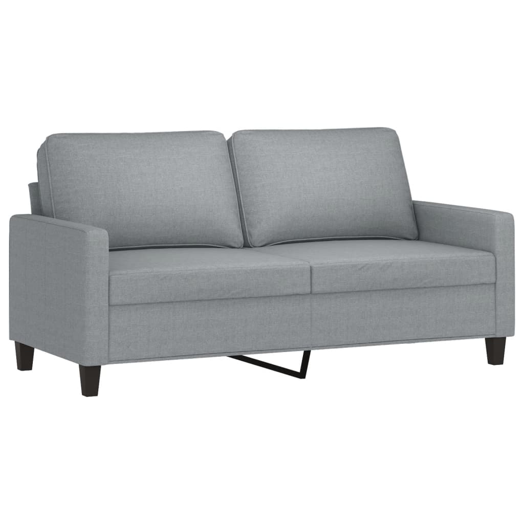 3-delige Loungeset met kussens stof lichtgrijs is nu te koop bij PeponiXL, paradijselijk wonen!