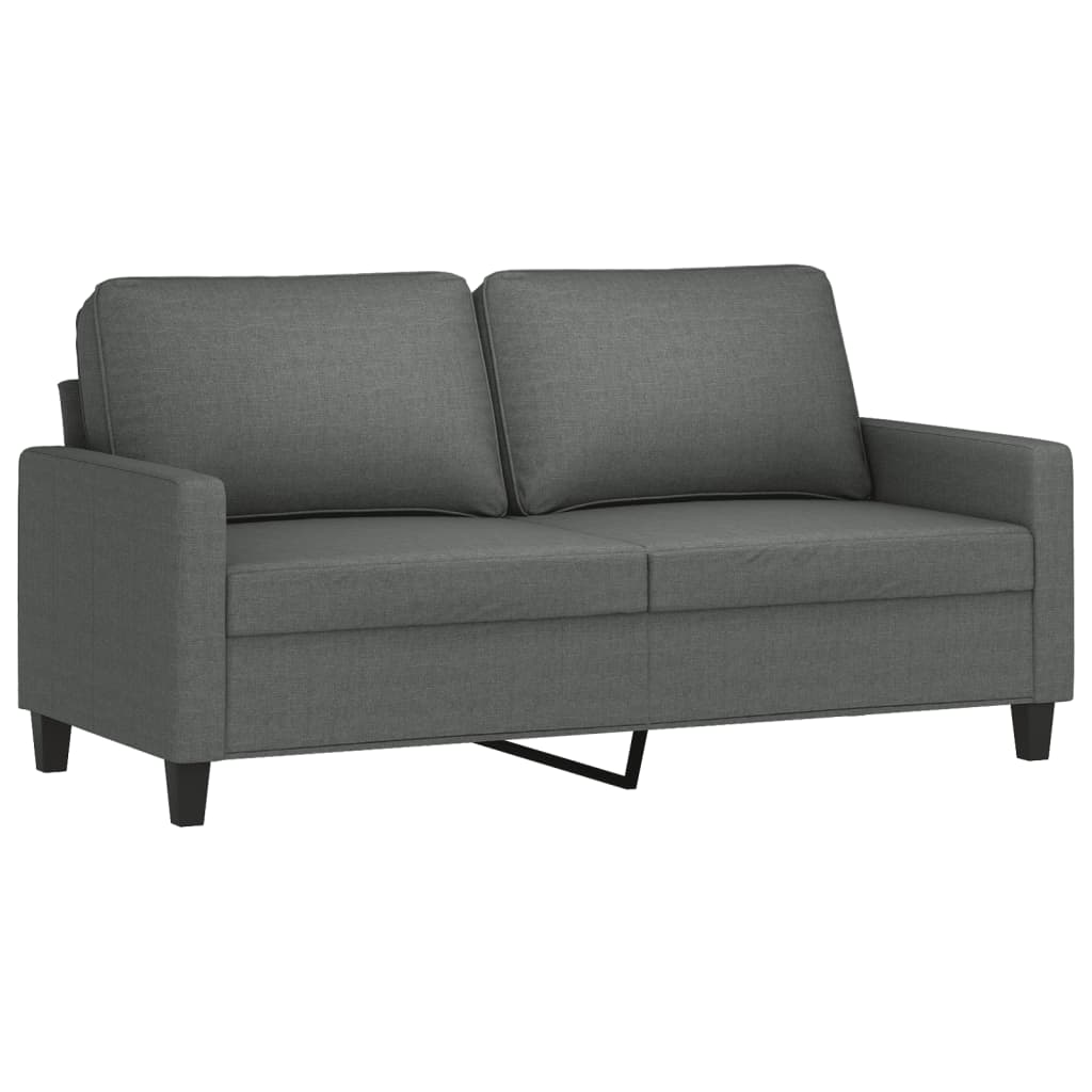 3-delige Loungeset met kussens stof donkergrijs is nu te koop bij PeponiXL, paradijselijk wonen!