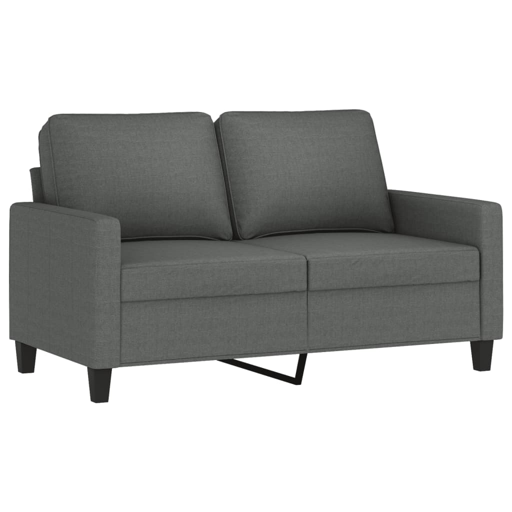 2-delige Loungeset met kussens stof donkergrijs is nu te koop bij PeponiXL, paradijselijk wonen!