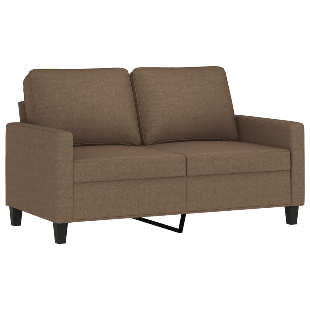 2-delige Loungeset met kussens stof bruin is nu te koop bij PeponiXL, paradijselijk wonen!