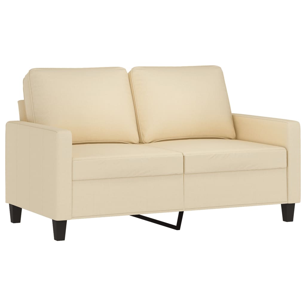 3-delige Loungeset met kussens stof crèmekleurig is nu te koop bij PeponiXL, paradijselijk wonen!