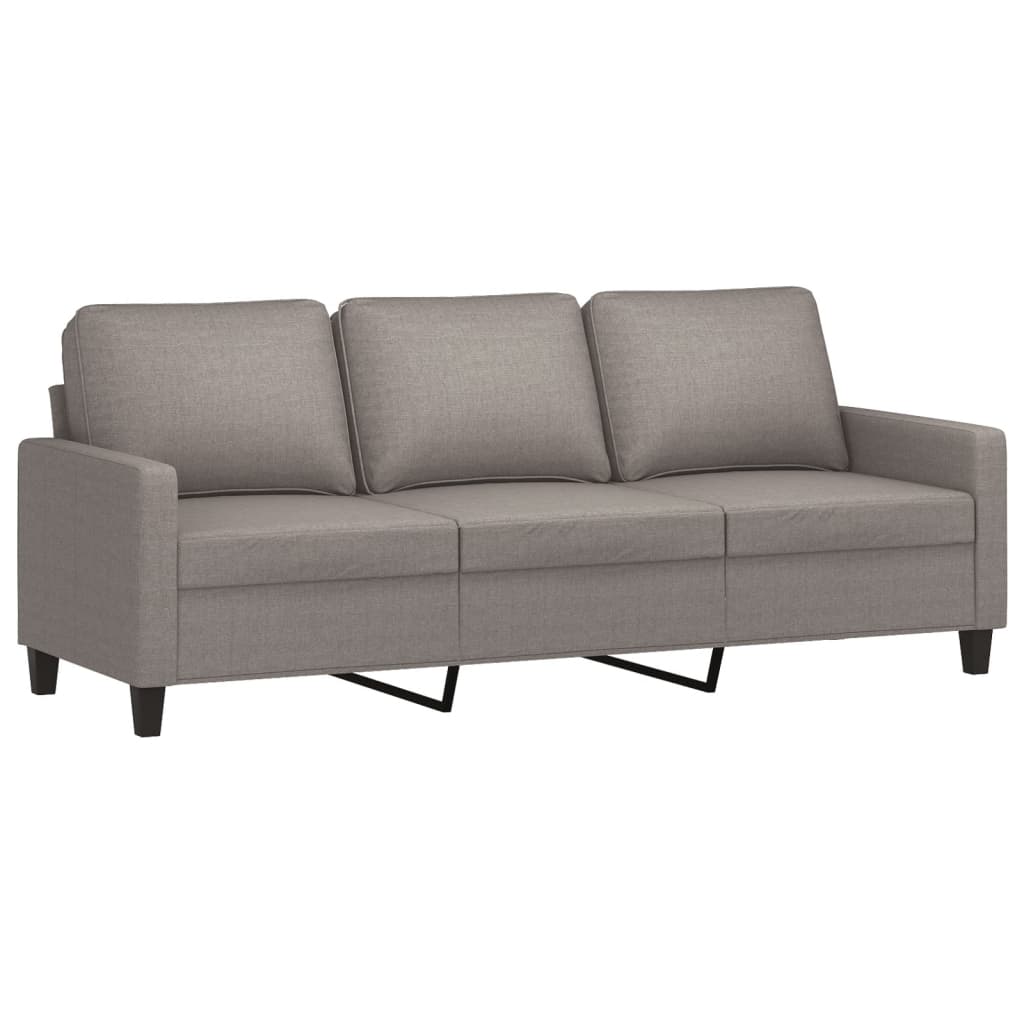 3-delige Loungeset met kussens stof taupe is nu te koop bij PeponiXL, paradijselijk wonen!