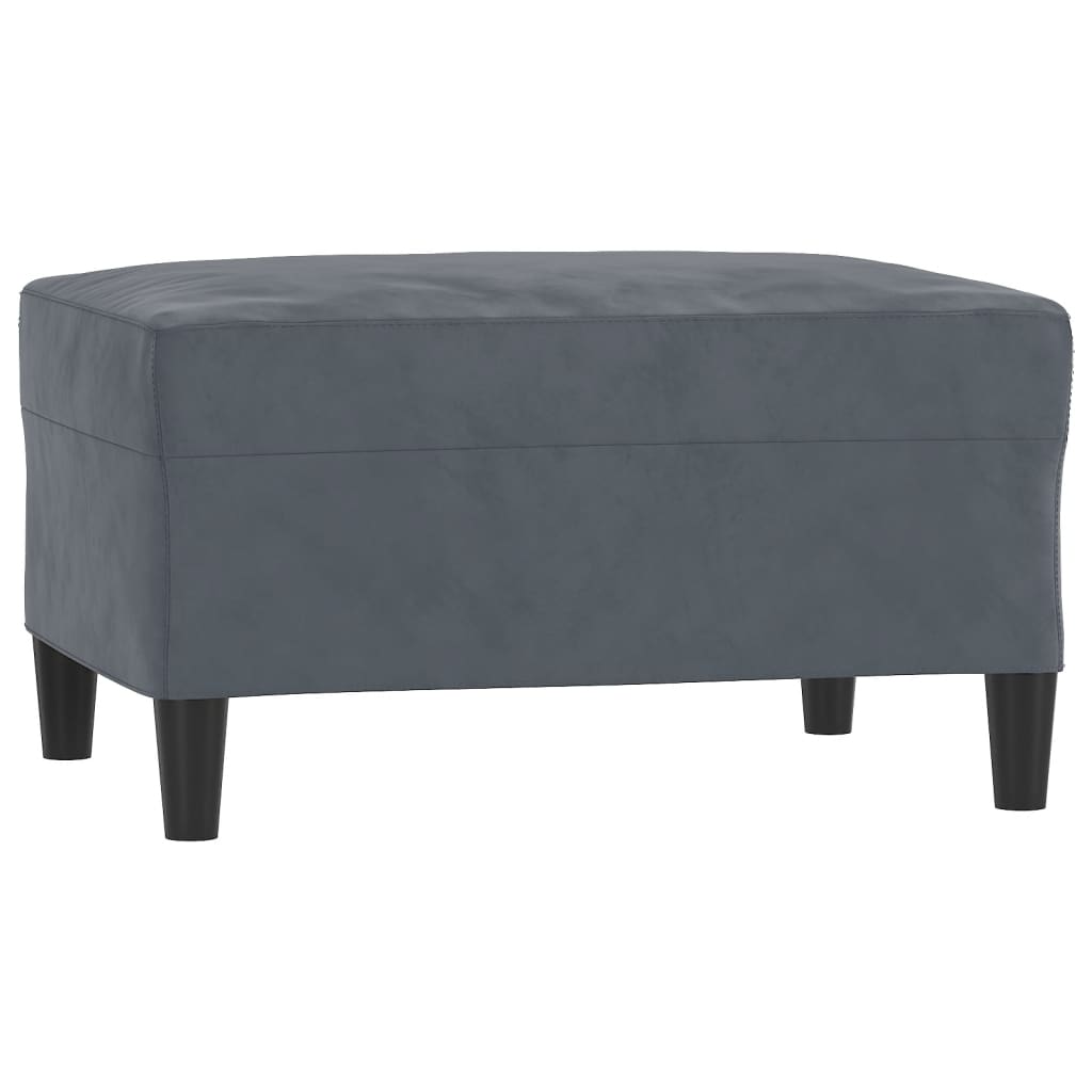 4-delige Loungeset met kussens fluweel donkergrijs is nu te koop bij PeponiXL, paradijselijk wonen!