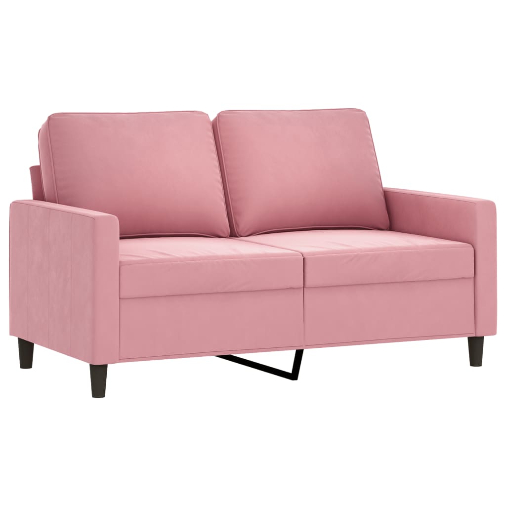 2-delige Loungeset met kussens fluweel roze is nu te koop bij PeponiXL, paradijselijk wonen!