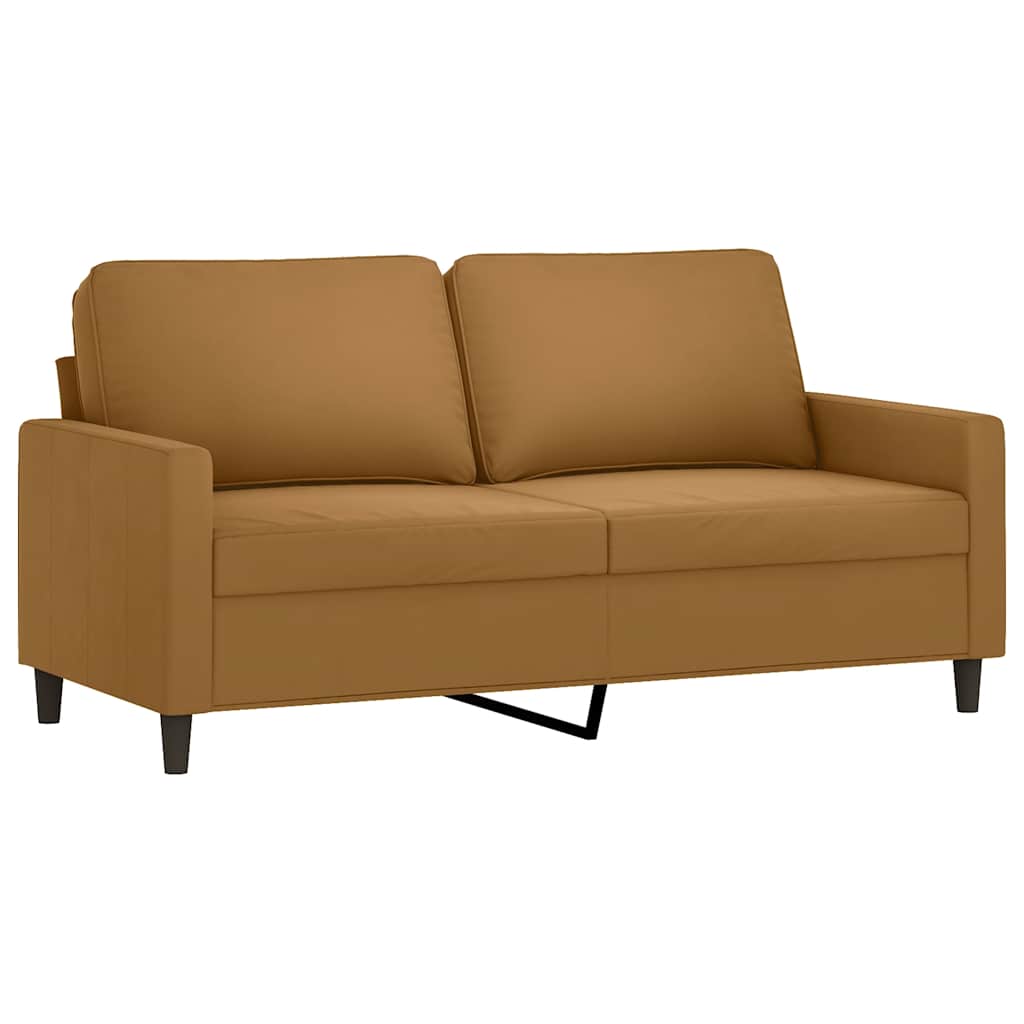 3-delige Loungeset met kussens fluweel bruin is nu te koop bij PeponiXL, paradijselijk wonen!