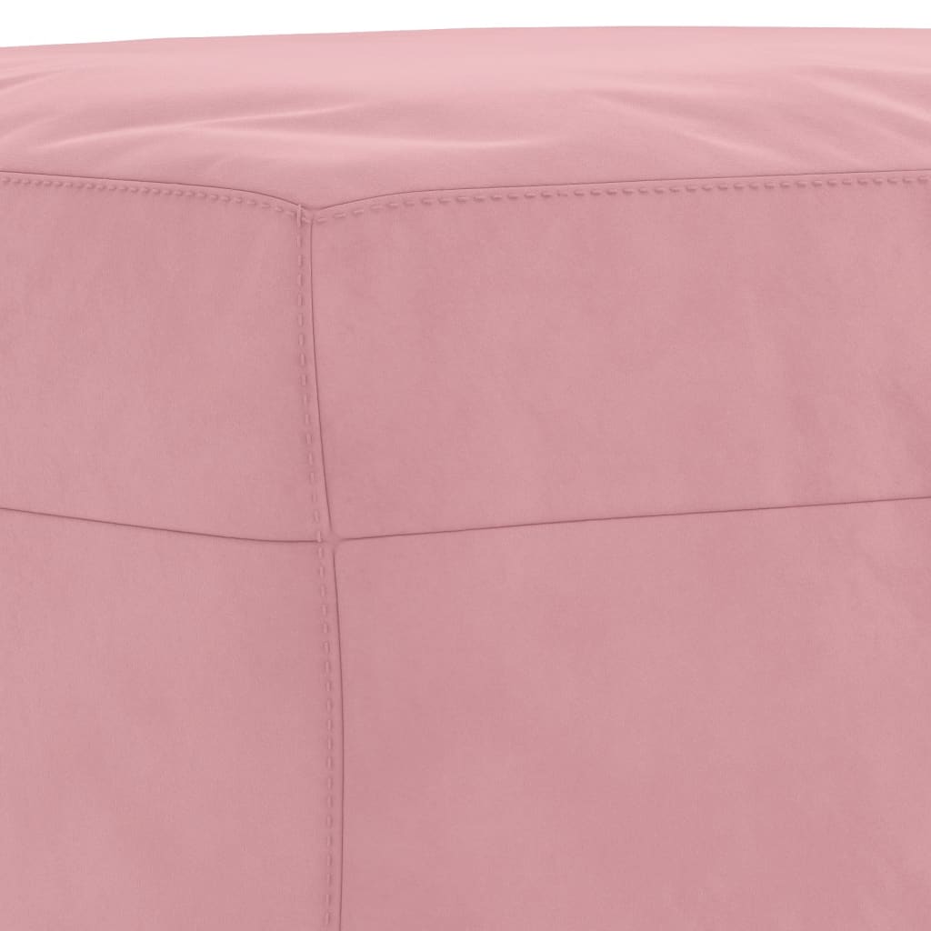 3-delige Loungeset met kussens fluweel roze is nu te koop bij PeponiXL, paradijselijk wonen!