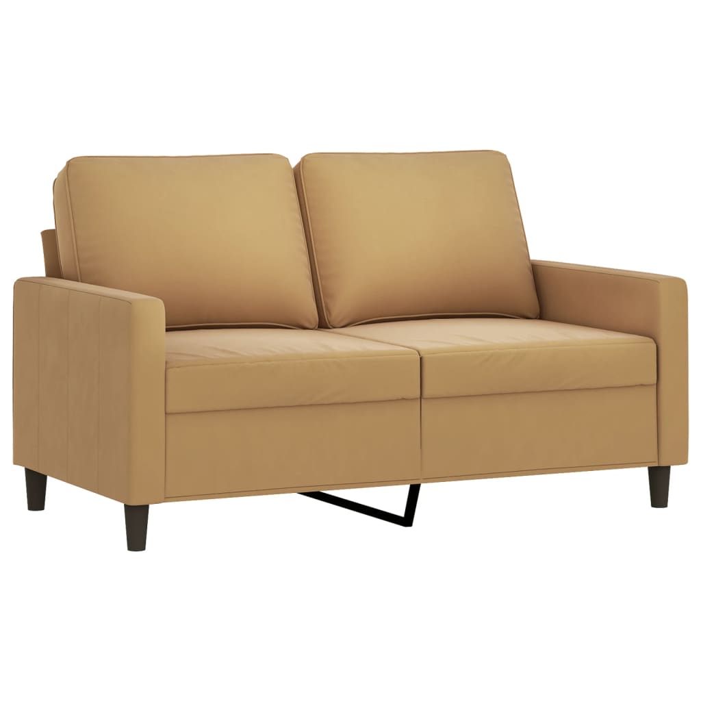 3-delige Loungeset met kussens fluweel bruin is nu te koop bij PeponiXL, paradijselijk wonen!