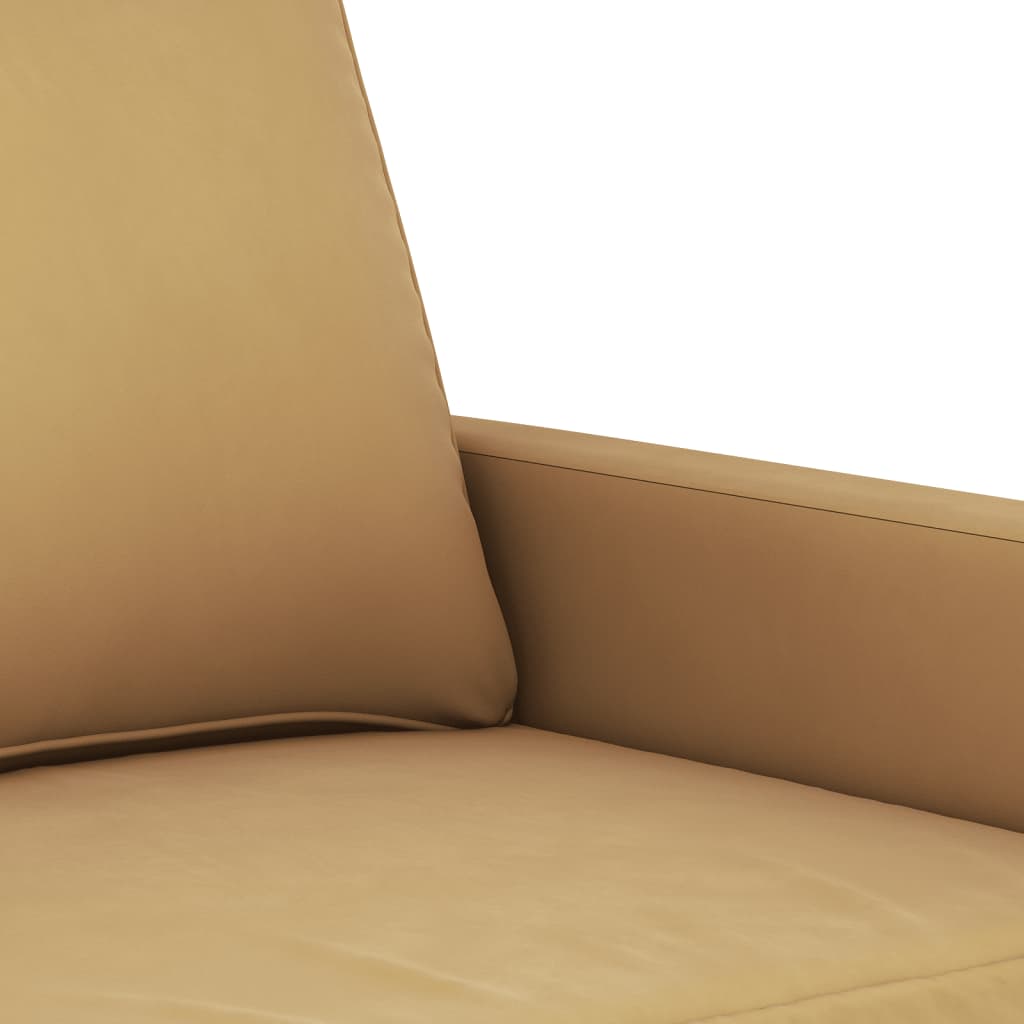3-delige Loungeset met kussens fluweel bruin is nu te koop bij PeponiXL, paradijselijk wonen!